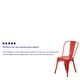 preview thumbnail 87 of 164, Metal Indoor/ Outdoor Stackable Bistro Chair (Set of 4)