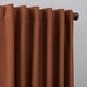 preview thumbnail 3 of 7, Sun Zero Amherst Velvet Noise Reducing Thermal Extreme Total Blackout Back Tab Curtain Panel, Single Panel