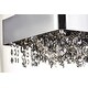 preview thumbnail 4 of 4, Mystic 22-light 12" Wide Steel Pendant - Polished chrome