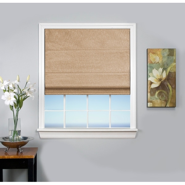 Monet Cordless Thermal Insulated, Room Darkening, Cordless Roman Shade. Opens flyout.