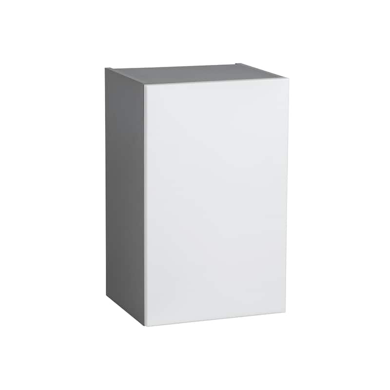 24" x 24" Wall Cabinet-Single Door-Grey - 24 x 24 x 12 - Off-White