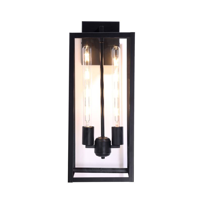 4-pack 1-light/2-light Metal Outdoor Wall Sconce Weather-resistant