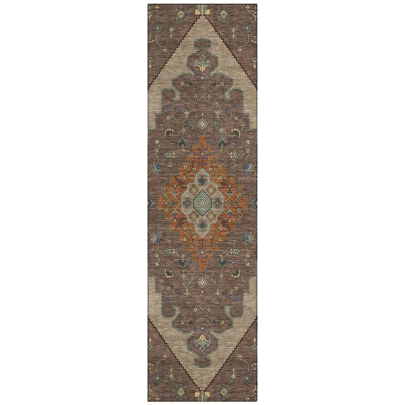 Machine Washable Indoor/ Outdoor Global Marrakesh Chantille Rug