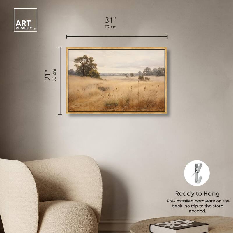 Cogon Grass Breeze II Canvas by Art Remedy