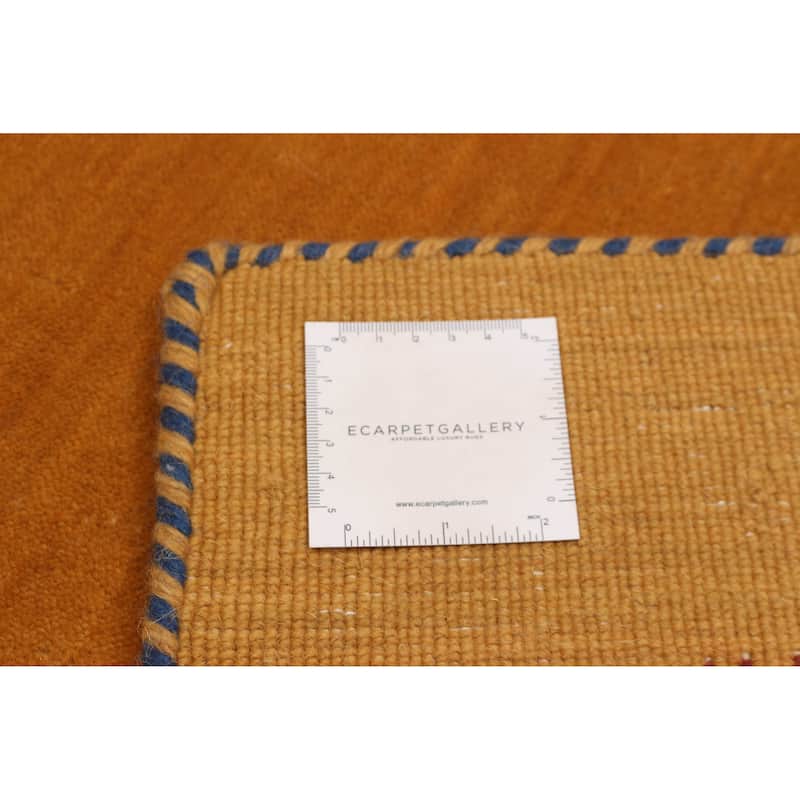 Kashkuli Gabbeh Gold Rug 2'6" x 7'9" - 2'6 x 7'9