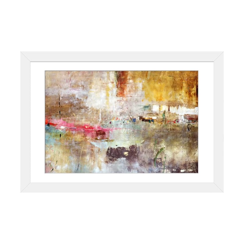 iCanvas "Rain Clouds" by Julian Spencer - White - 16x24x1