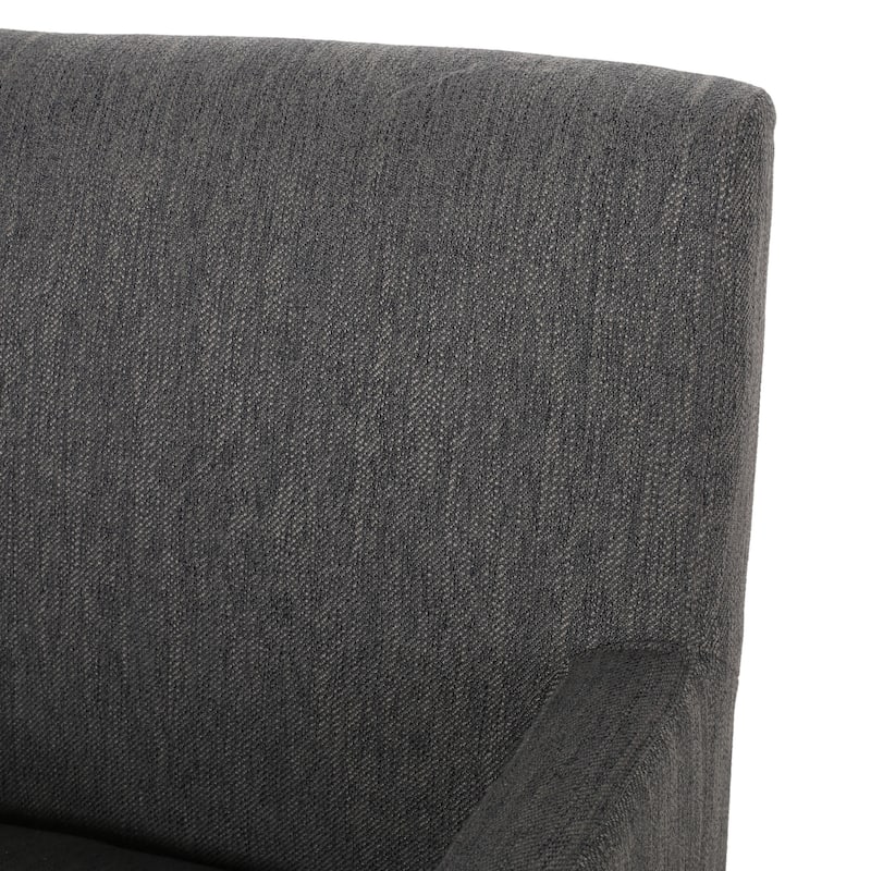 Charcoal 25.5" Upholstered Arm Chair