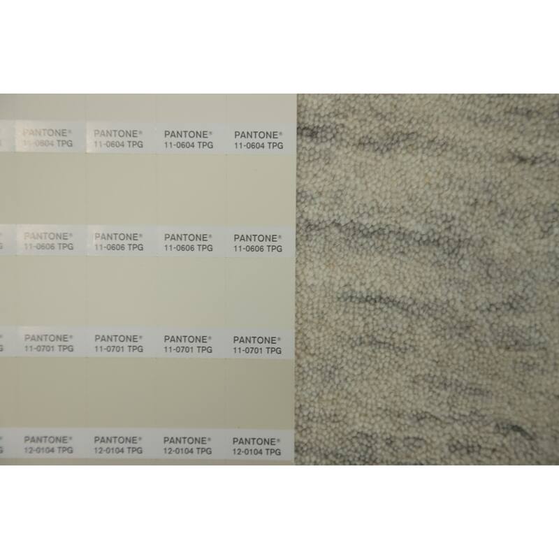 Hand Knotted Oriental 100% Wool Carpet Tribal Animal Pictorial Beige & Ivories Gabbeh Area Rug - 7' 9'' X 5' 0''