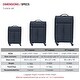 preview thumbnail 14 of 13, Oxford cloth suitcase Dark blue(No password lock)