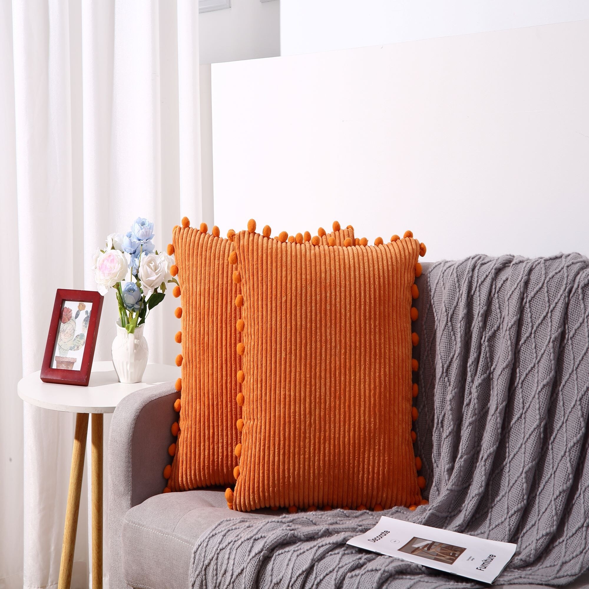 Cotton boll accent pillows store
