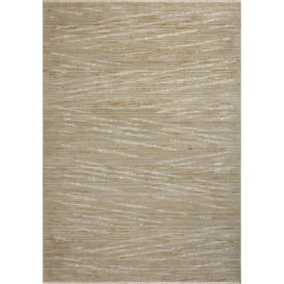 Alexander Home Bradley Modern Micro Fringe Area Rug