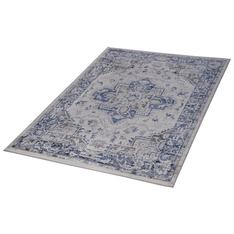 Zachais Oriental Machine Braided Indoor & Outdoor Area Rug - 6'7'' x 9'  Rectangle