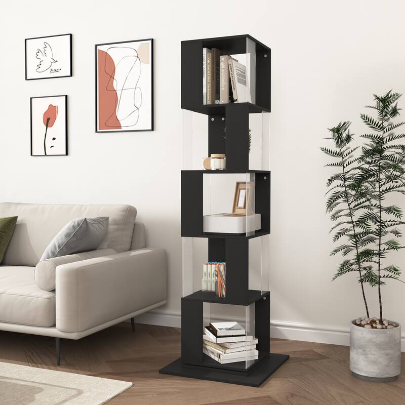 5 tier Rotating Bookshelf