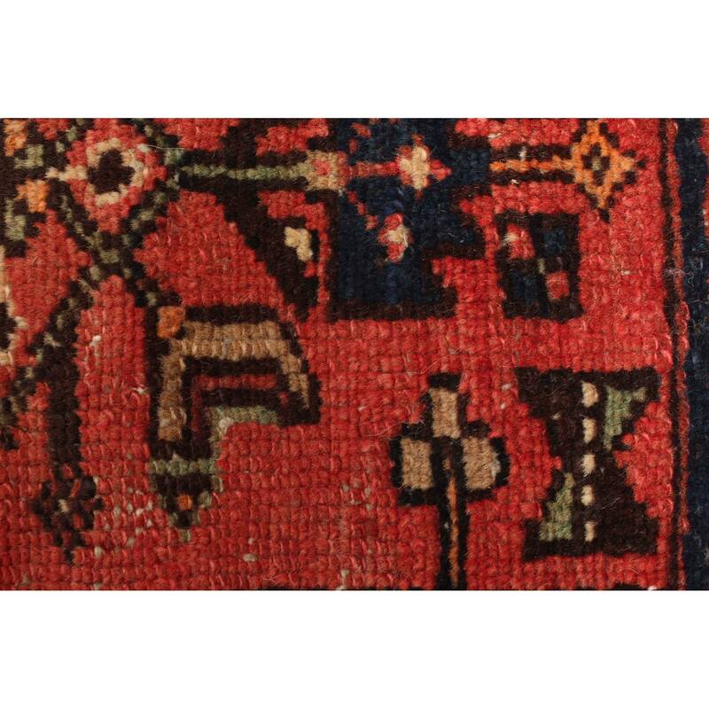 ECARPETGALLERY Hand-knotted Andelz Red Wool Rug - 2'11 x 6'3