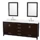 Option Espresso / Giotto Quartz Top / Brushed Chrome