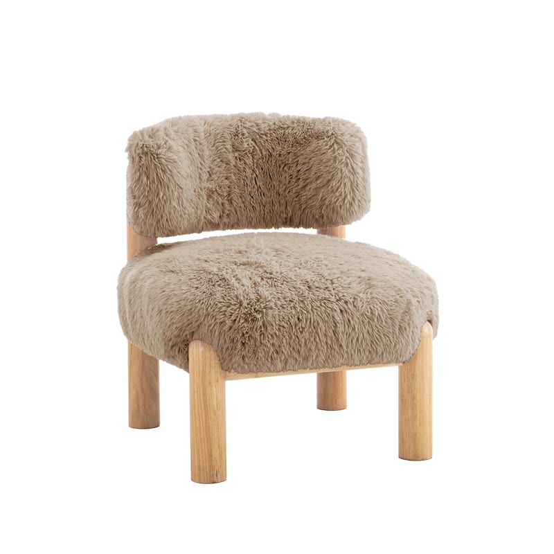 Furniture of America Zadie Modern Wood Accent Chair
