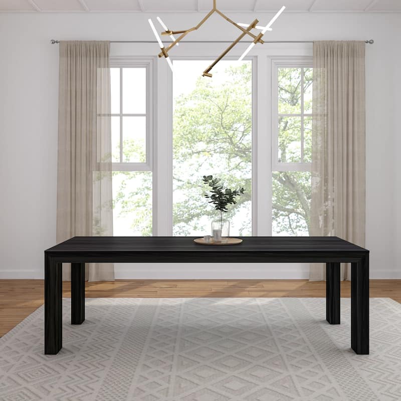 Plank and Beam Modern Solid Wood Conference Dining Table - 94"