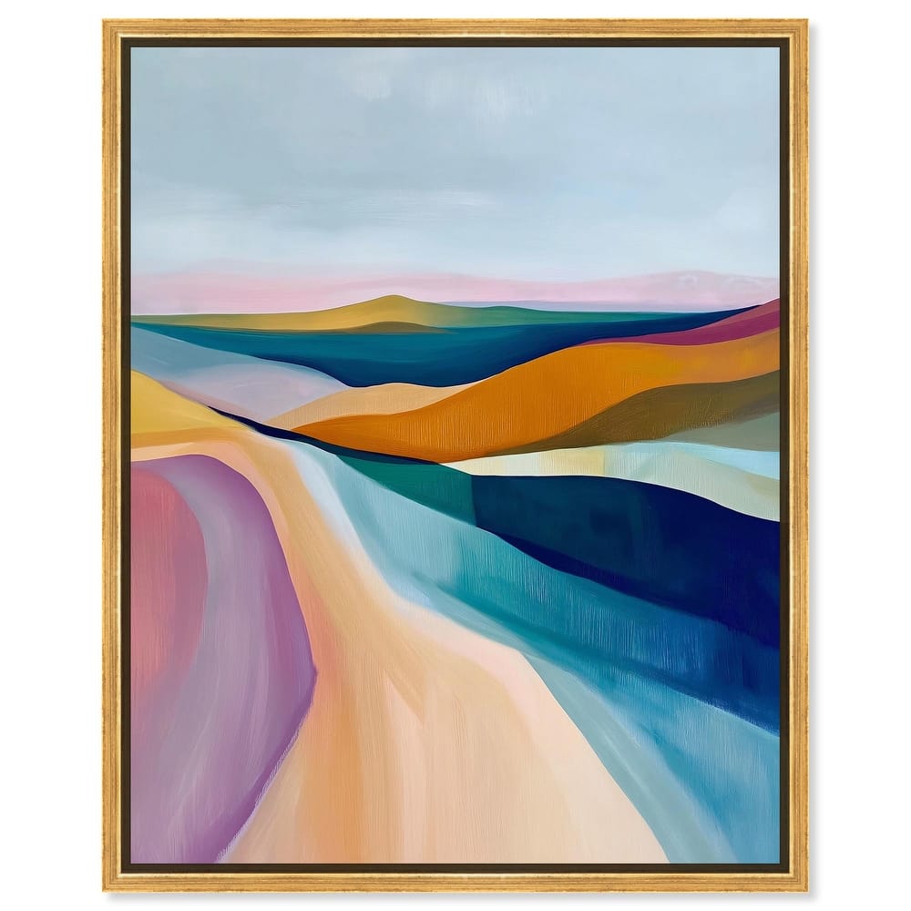 Colorful Dunes II Canvas by Art Remedy