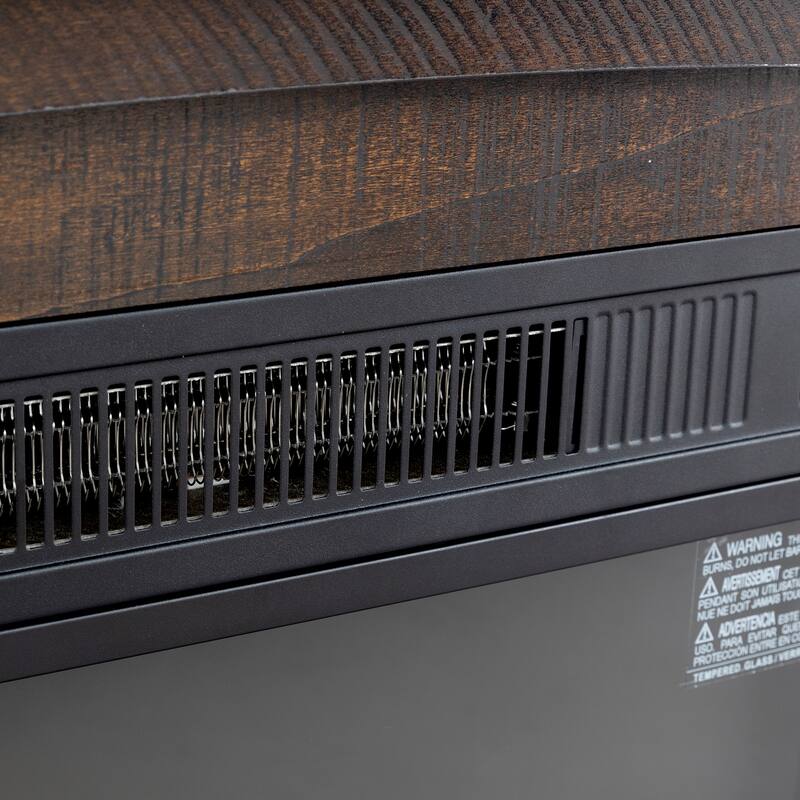 TVstand with electronicfireplace and remote control