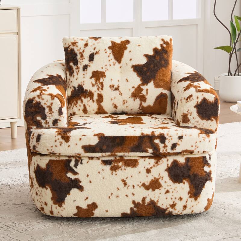 360° Swivel Sofa Chair Accent Barrel Chair for Living Room