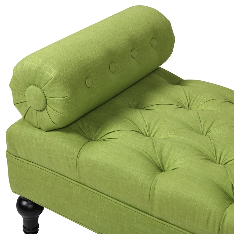 Lewis Bolster Arm Entryway Bench