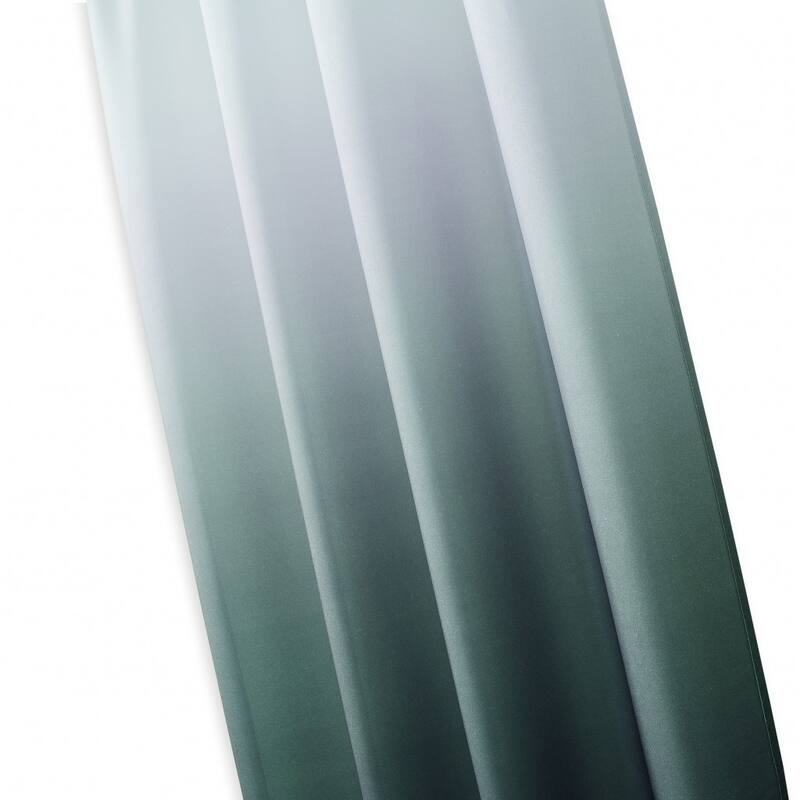 HomeRoots Set of Two 84" Blue Ombre Shades Window Panels - 84" x 76"