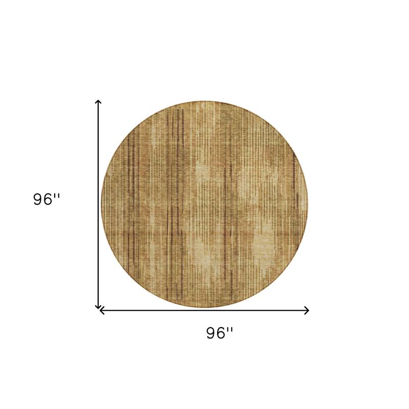 HomeRoots Striped Transitional Rectangle Outdoor Rug