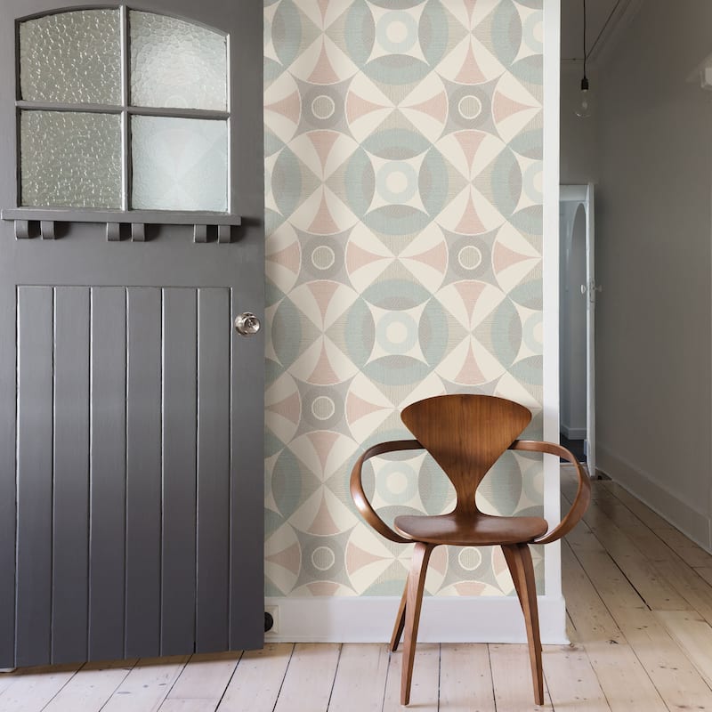 A-Street Prints Ellis Multicolor Geometric Wallpaper