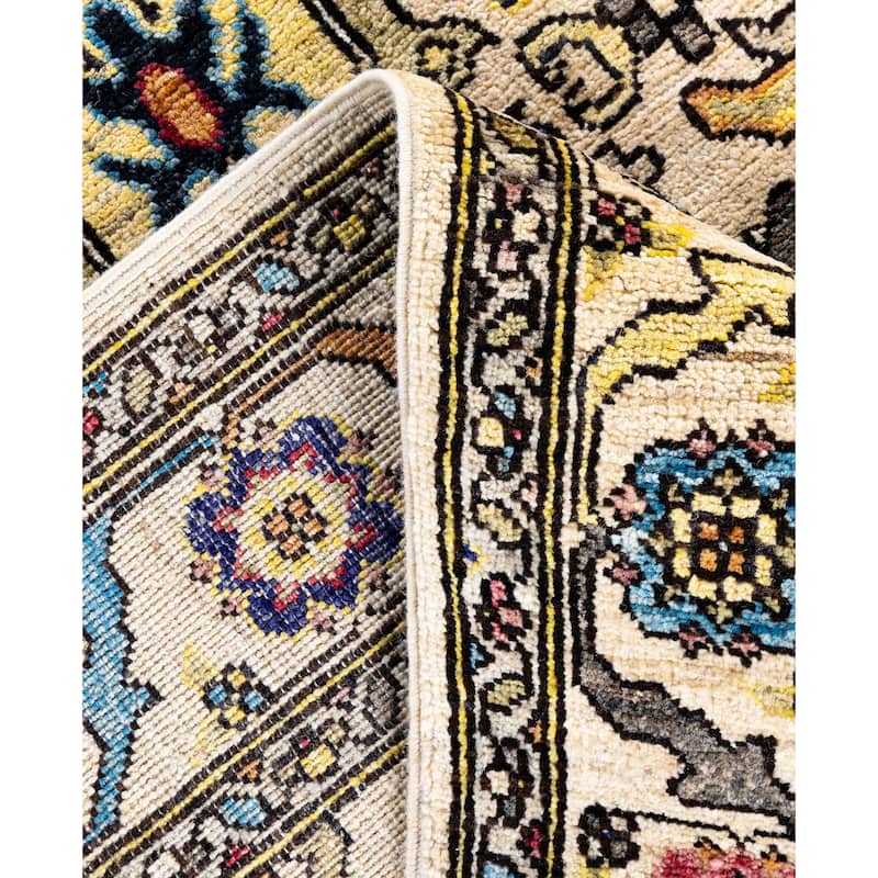 Serapi One-of-a-Kind Hand-Knotted Area Rug - Ivory - 4' 0" x 5' 11"