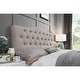 preview thumbnail 12 of 10, Harriman Tufted Upholstered Standard Camelback Headboard Beige - Queen