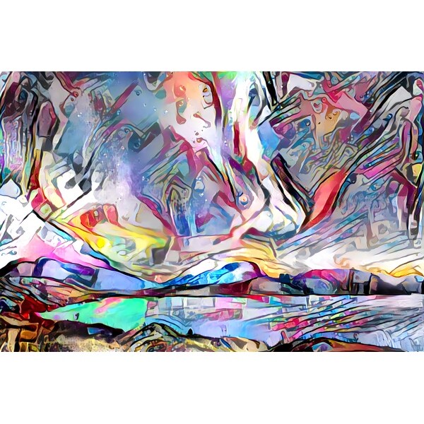 Mountain Landscape North Art Print Wall Artwork Decor