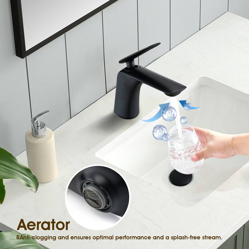 Dornberg Single Handle Bathroom Faucet Sink Faucet with Drain Assembly