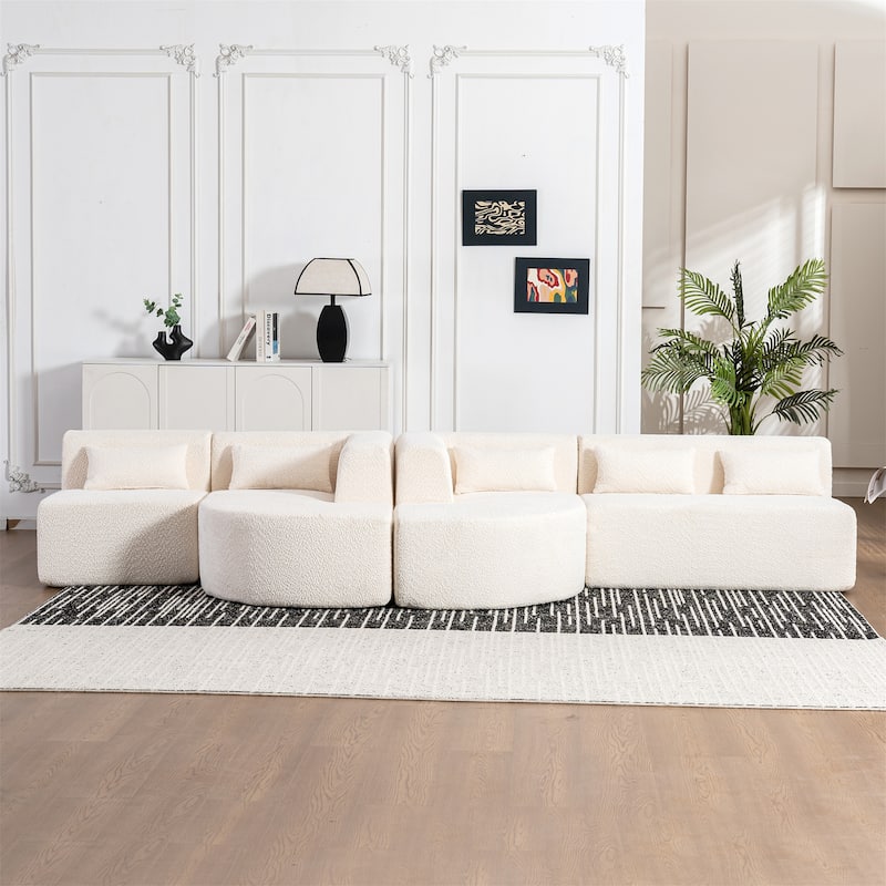 Upholstered Sofa Free-combined Sofa Couch