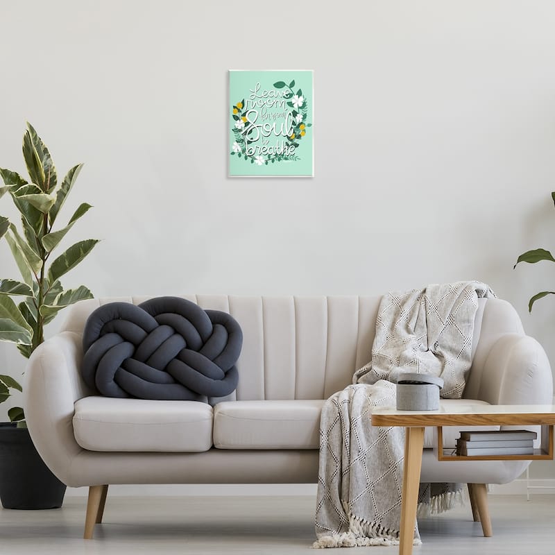 Stupell Room For Soul To Breathe Wall Plaque Art Design By Mandy Ford Art + Illustration