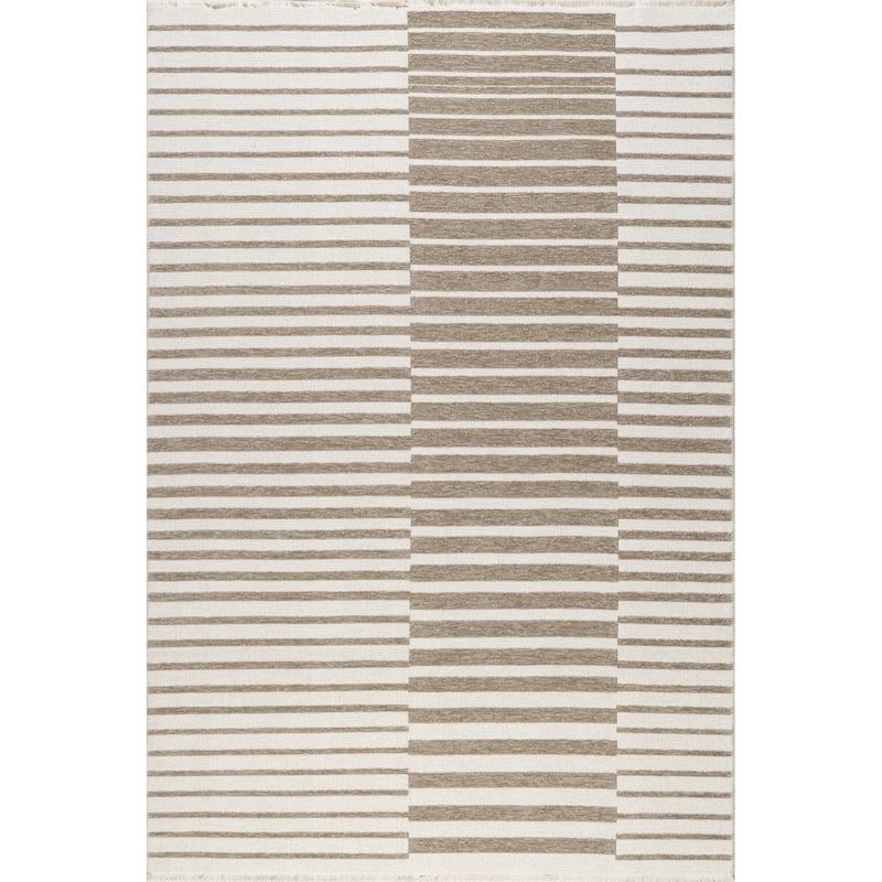 Nuloom Mirielle SuperiorWash Striped Machine Washable Area Rug