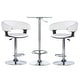 preview thumbnail 3 of 1, Roxie 3-piece Dining Pub Set with Height Adjustable Stools