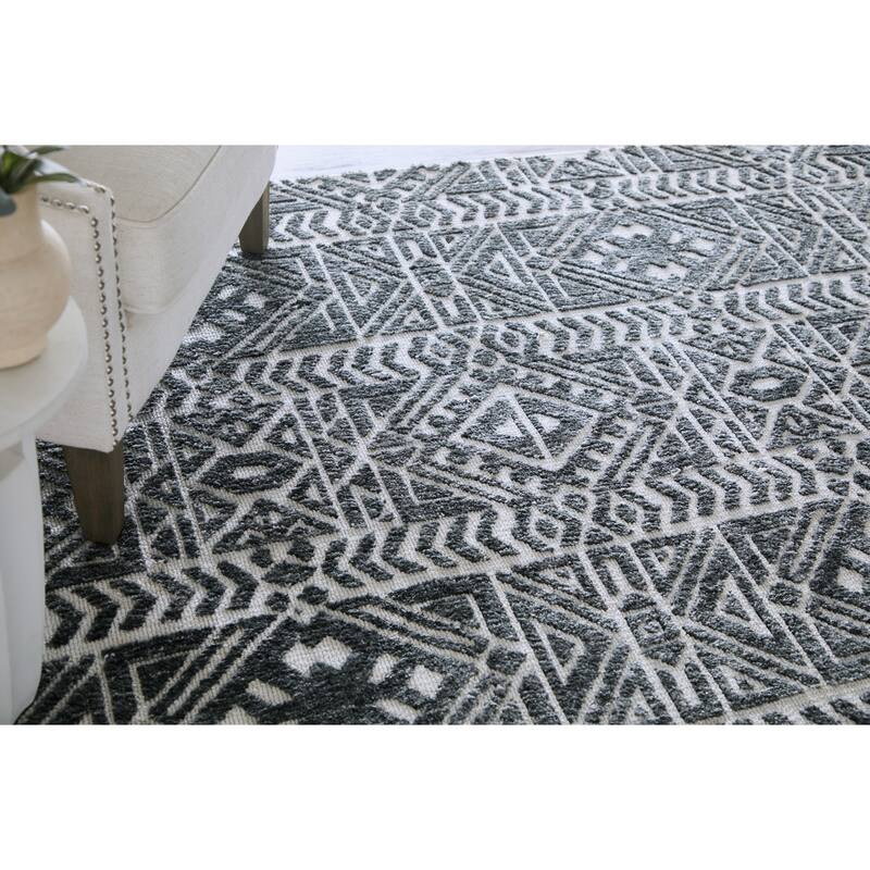 Grand Bazaar Oliena Machine Made Southwestern Modern Area Rug