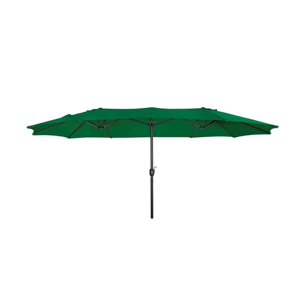 Johnn 15-foot Double-Sided Outdoor Patio Twin Umbrella