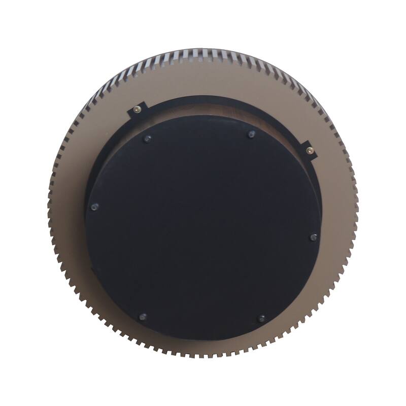 Modern 31.5" Round Coffee Table with Storage Solid Wood Veneer for Living Room and Bedroom Use