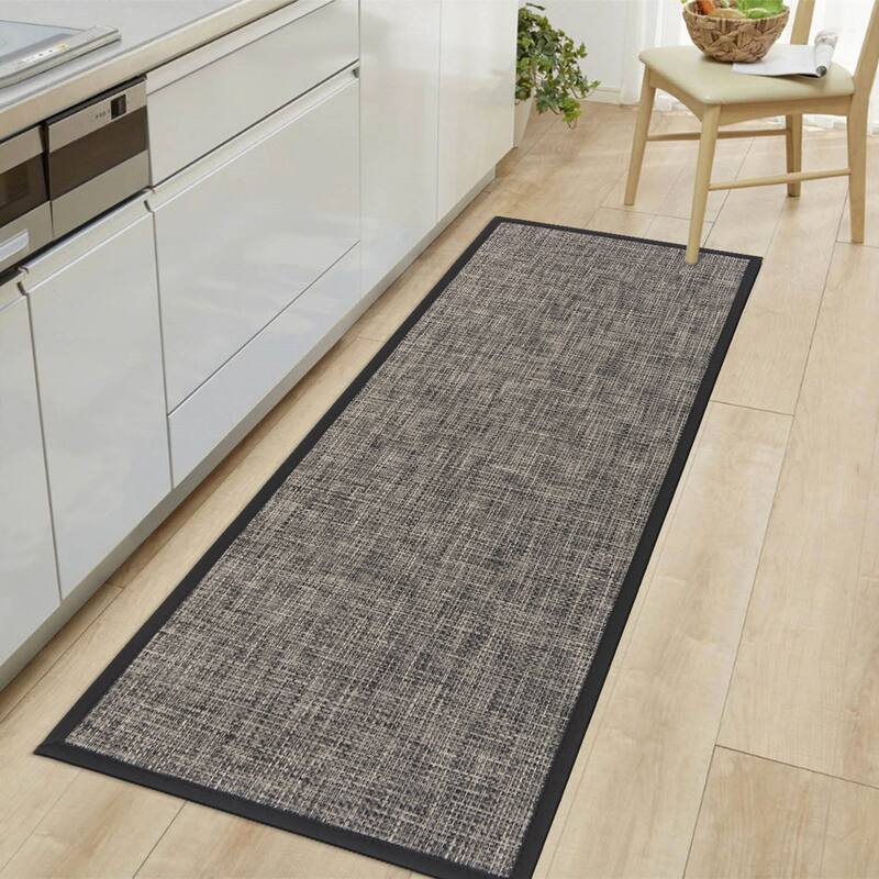 World Rug Gallery Basketweave Textline Anti-Fatigue Standing Mat