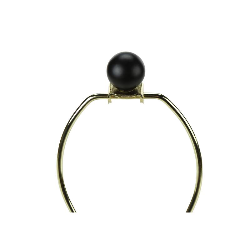 Set of 2 Table Lamps with USB Port 24 Inch Height Nickel Finish