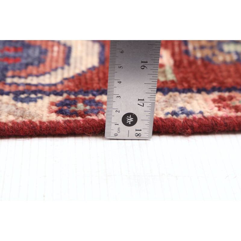 ECARPETGALLERY Hand-knotted Antalya Vintage Navy Wool Rug - 3'11 x 9'4