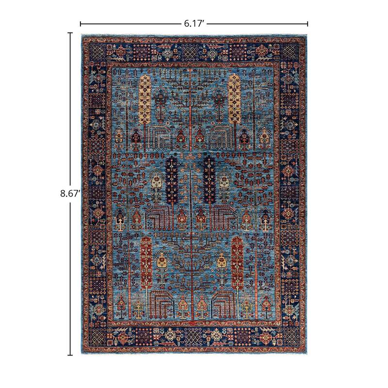 Serapi, One-of-a-Kind Hand-Knotted Area Rug - 6' 2" x 8' 8"