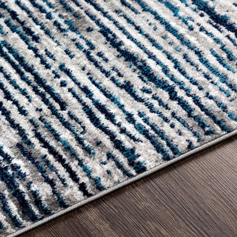 Livabliss Monte Carlo Casual Stripe Area Rug