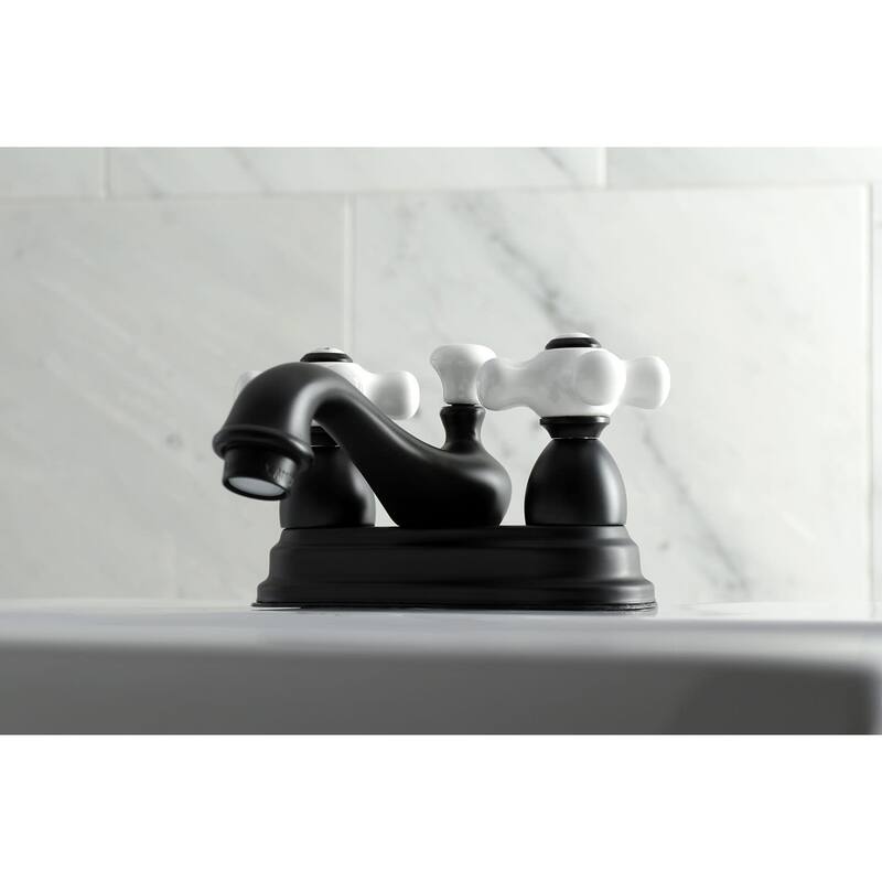 Kingston Brass Restoration 1.2 GPM Centerset Bathroom Faucet with