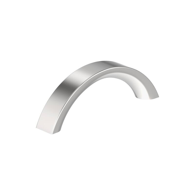 Miseno MCPBP1300 Broadway 3" Center to Center Arch Cabinet Pull - Polished Chrome