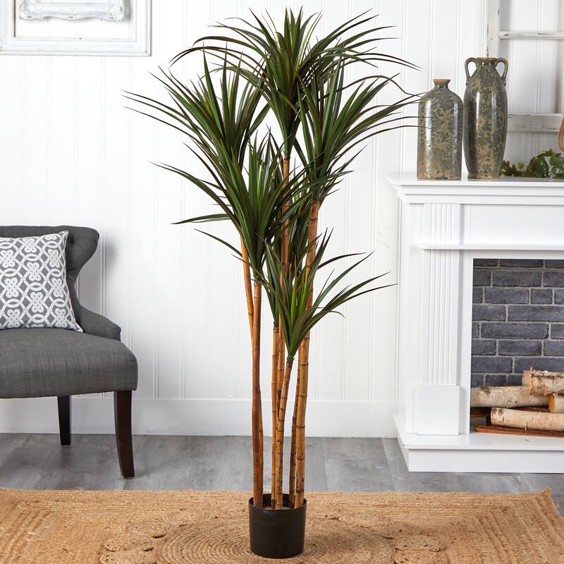5.5' Giant Yucca Artificial Tree UV Resistant - Green