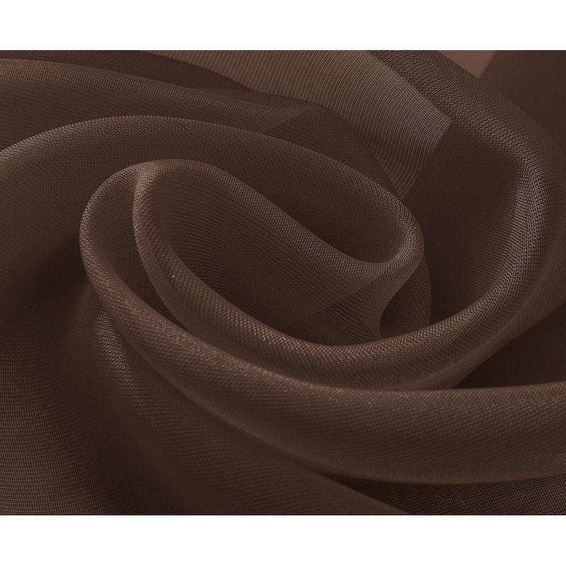 Celine Solid Sheer Curtain Canopy Bed Wedding Scarf