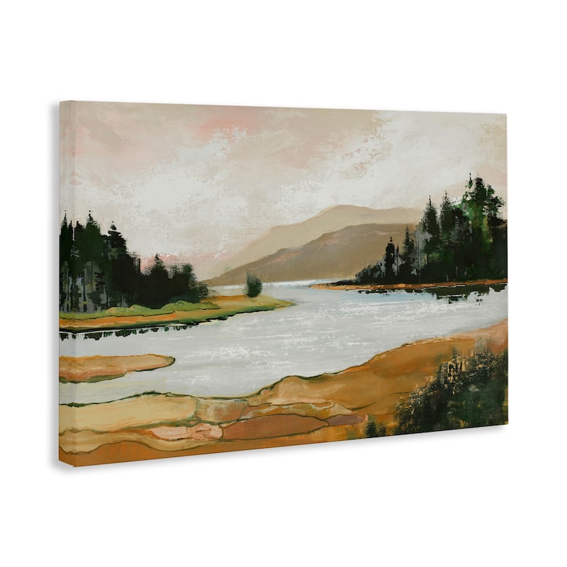 Stupell Relaxing Valley Lake Canvas Wall Art Design By Max Maxx