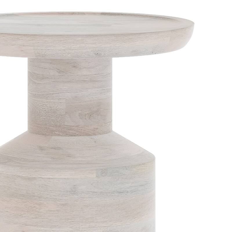 WYNDENHALL Norbury 16 inch Wide Solid Mango Boho Accent Table & Assembled